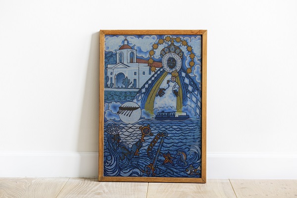 Photo frames mockup La virgen de Regla Yemayá